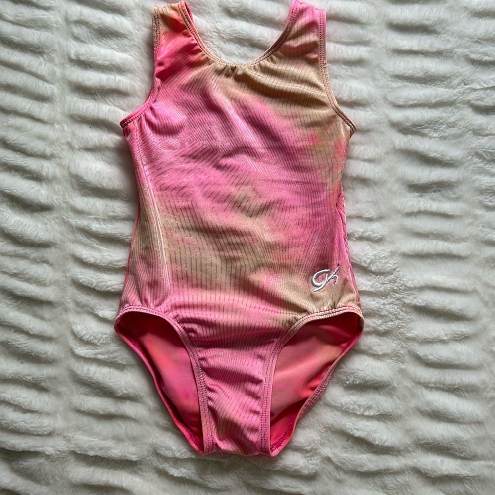 Girls Pastel Geometric Leotard